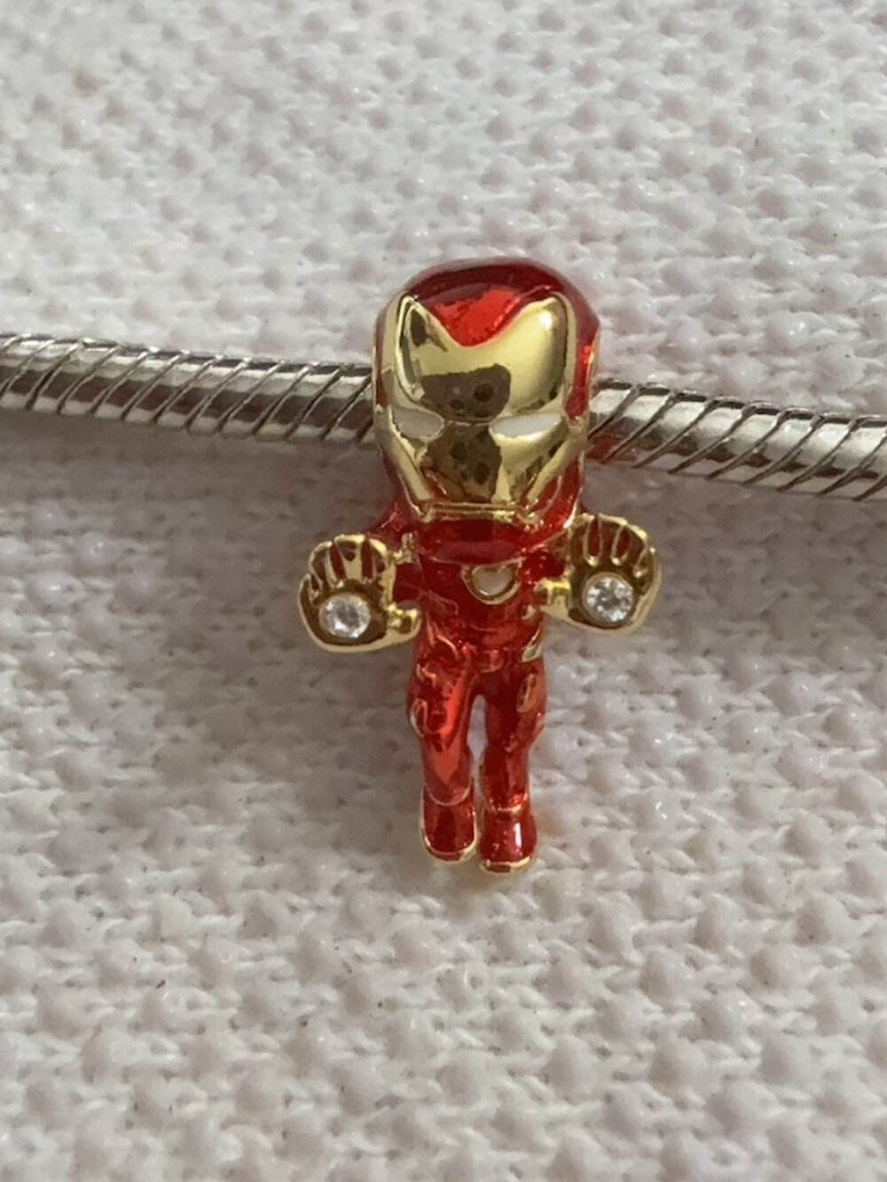 Marvel Avengers Iron Man Charm For Pandora Bracelet